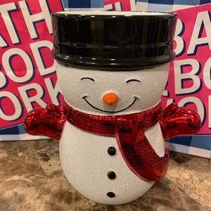 Bath & Body Works Snowman Candle Holder 3 Wick⛄️